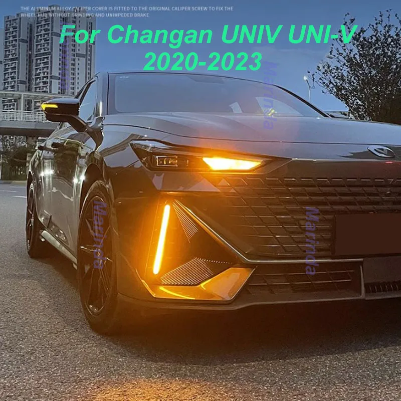 

Car Central Grill Daytime Running Light for Changan UNIV UNI-V 2020-2023 Waterfall Light Decorative Lamps Exterior Accessories