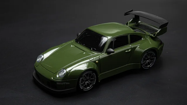 1/20 Scale 4WD Remote Control Drift Car RTR – High Performance Powerful Full Throttle RC Vehicle with Tires Road Barriers 3