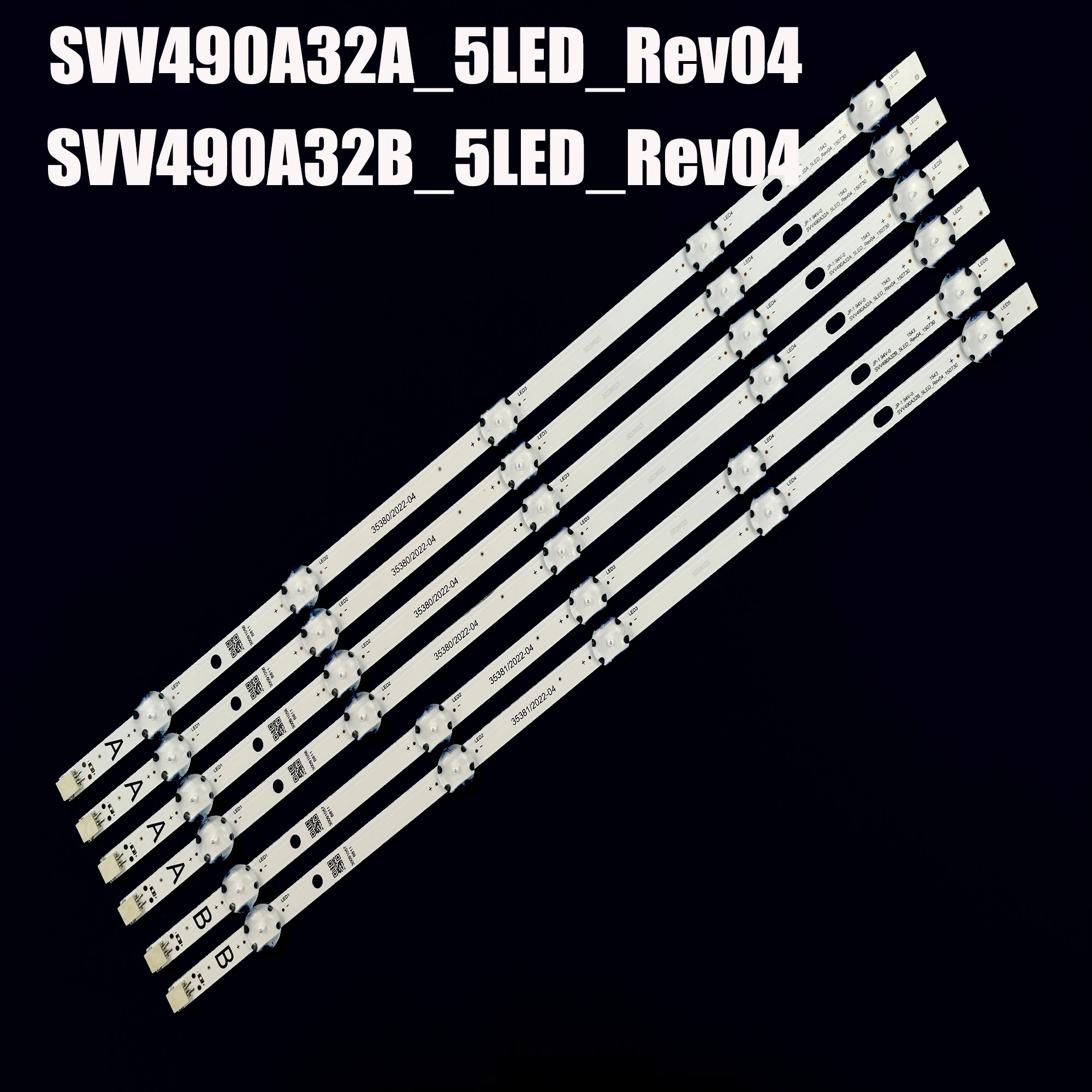 Retroiluminação Led para Te49282b34c2h Toshiba 49l3653db 49l3658db Jl.d49051330078as 078hs-c Svv490a32a Svv490a32b _ 5led Svv490a59a