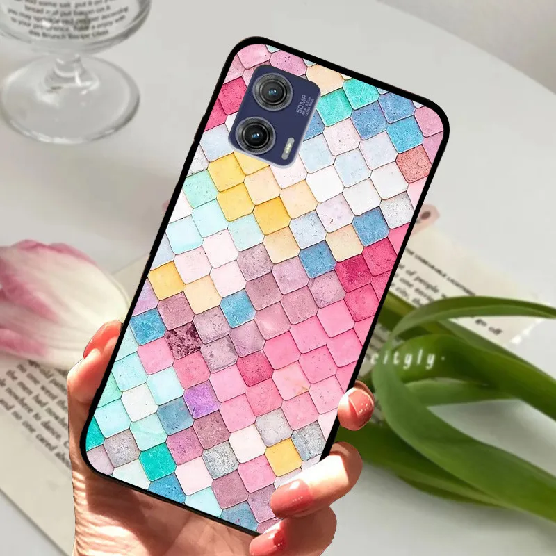 Animal Painted Soft Silicone Phone Case - Stylish Protective Back Cover and Bumper for Motorola Edge 50 Fusion