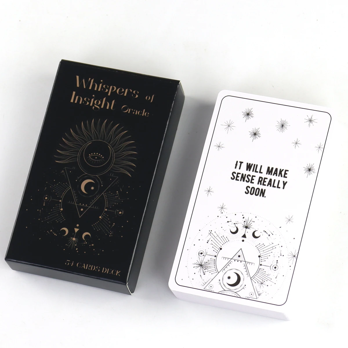 Whispers Of Insight Oracle Cards For Family Party High Quality Fortune Telling Divination Tarot Cards Deck Game 3