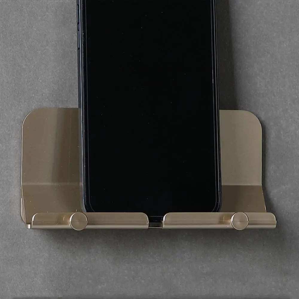 S8cbe4eeef79a4bacbd1f25bbbbe2e862z Wall Mount Holder Charger Hook Hanging Stand Bracket Dock for Smartphone Mobile Phone Tablet Holder Pasted on Wall Mallzona