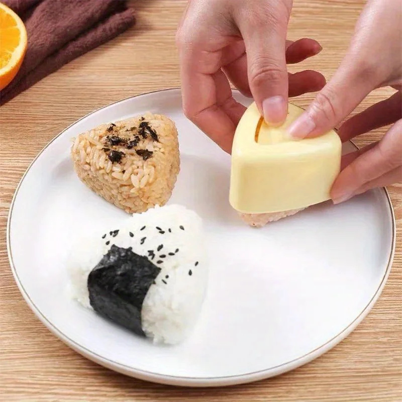새로운 DIY 스시 몰드 오니기리 밥볼 푸드 프레스 삼각 스시 메이커 몰드 일본 가정용 주방 도시락 액세서리 도구