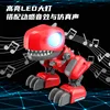 DIY Dinosaur toy Music dance drift Science and educational toys for children LED lighting dinosaur simulates sound Boy gift 4