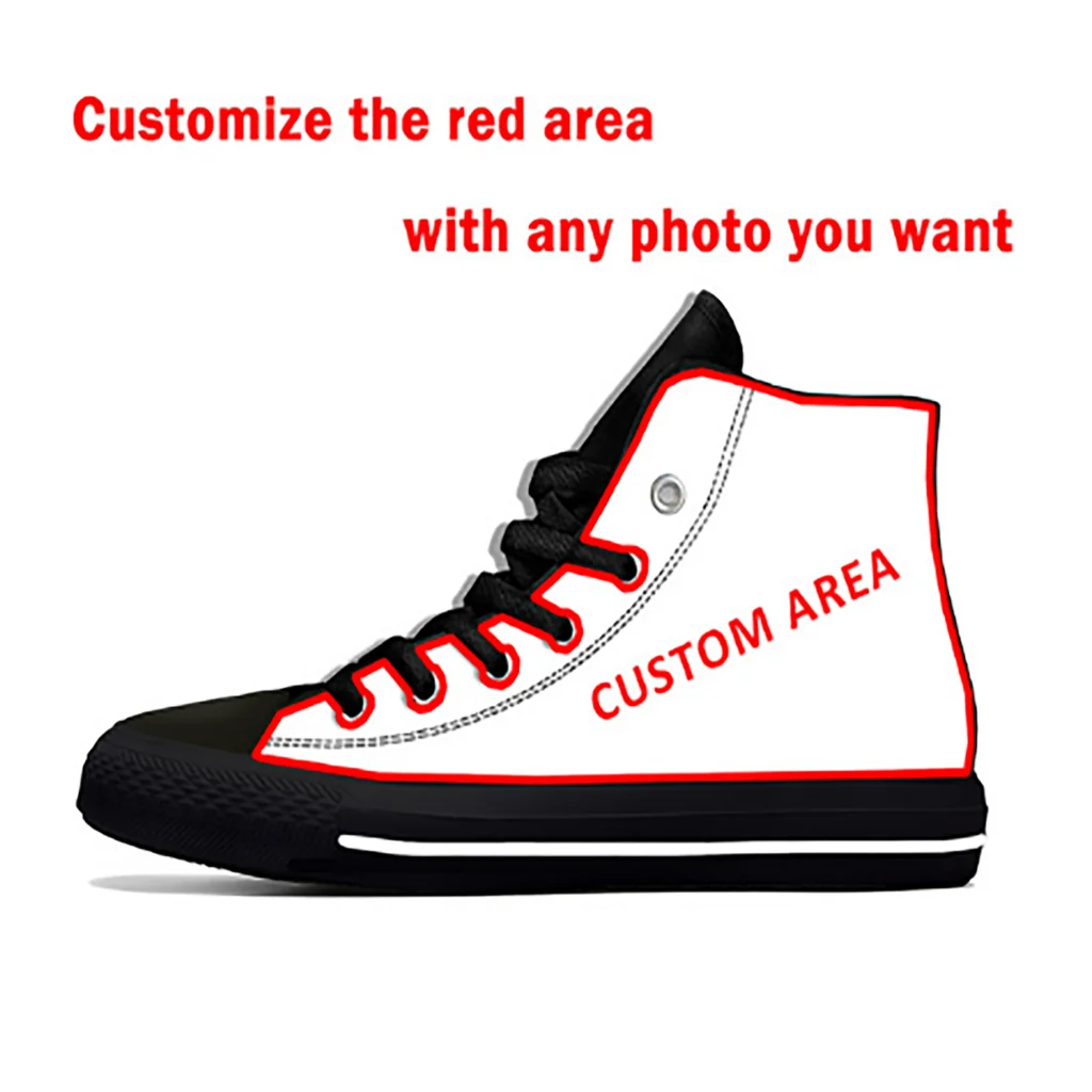 

2022 DIY Custom Any picture You Want Fashion Funny Classic Casual Cloth Shoes Lightweight Breathable 3D Print Men Women Sneakers