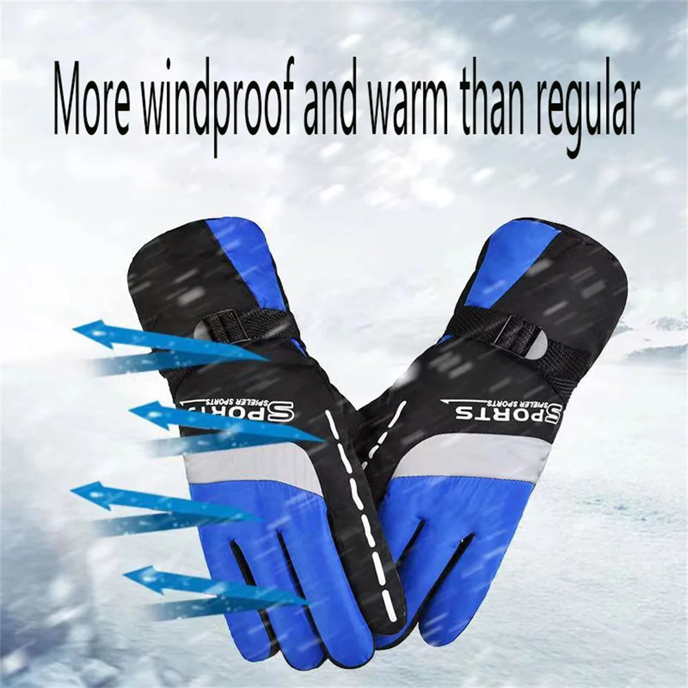 

BN008 2023 Men's and Women's Winter Cycling Outdoor Skiing Anti slip, Wind proof, Waterproof, and Warm Gloves