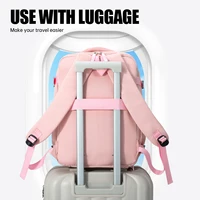 Sac à dos de voyage transfrontalier pour hommes et femmes, sac à bagages grande capacité avec compartiment à chaussures, sac d'affaires pour ordinateur, sac d'école pour étudiants, sac de transport quotidien 2