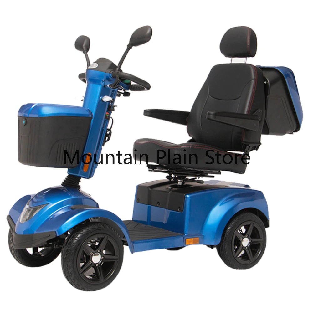

The Elderly Scooter Four-wheeled Electric Car Home Pick-up and Drop-off Children