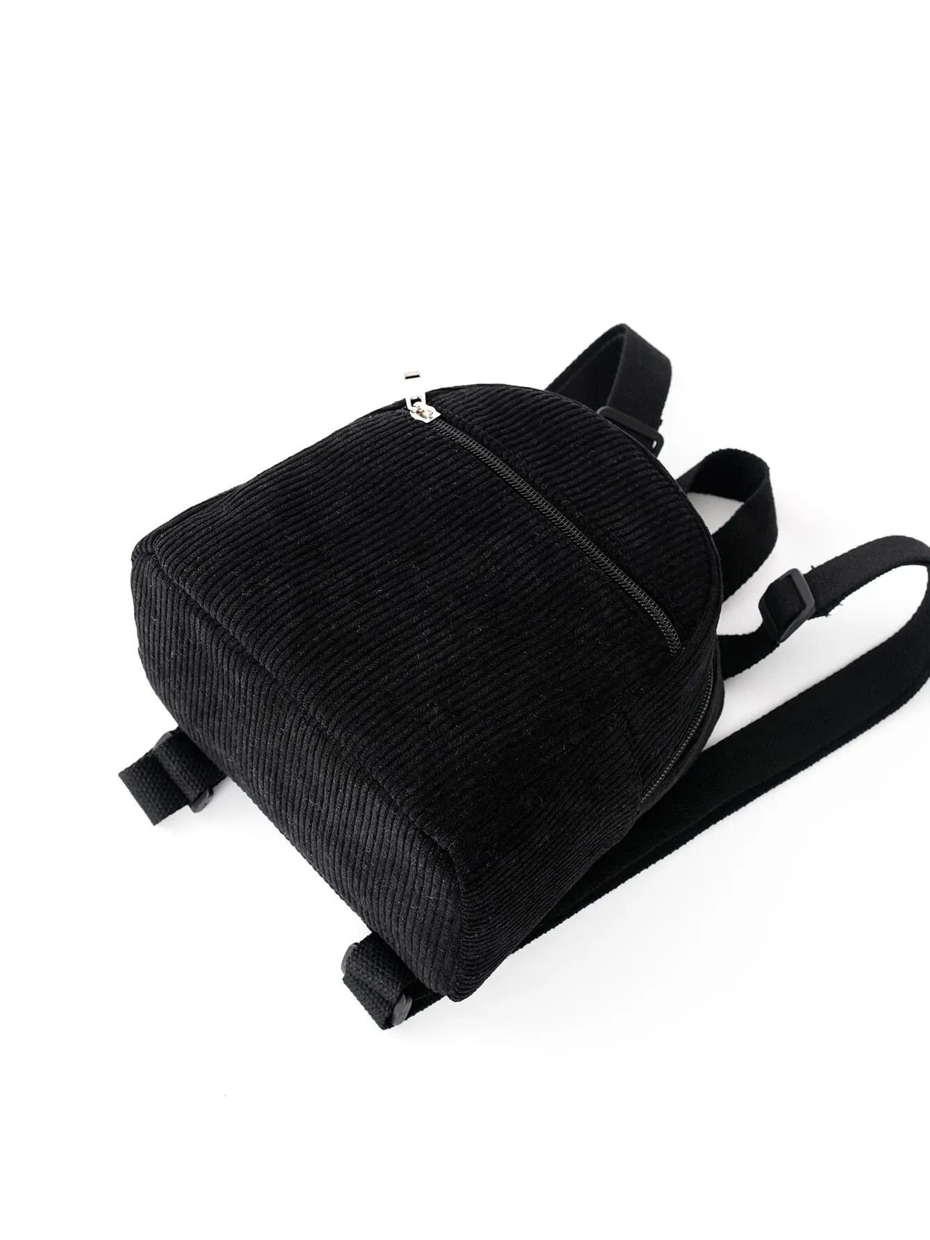 Womens Backpack Mini Fashion Corduroy Small School Bag Suitable For Traveling And Shopping