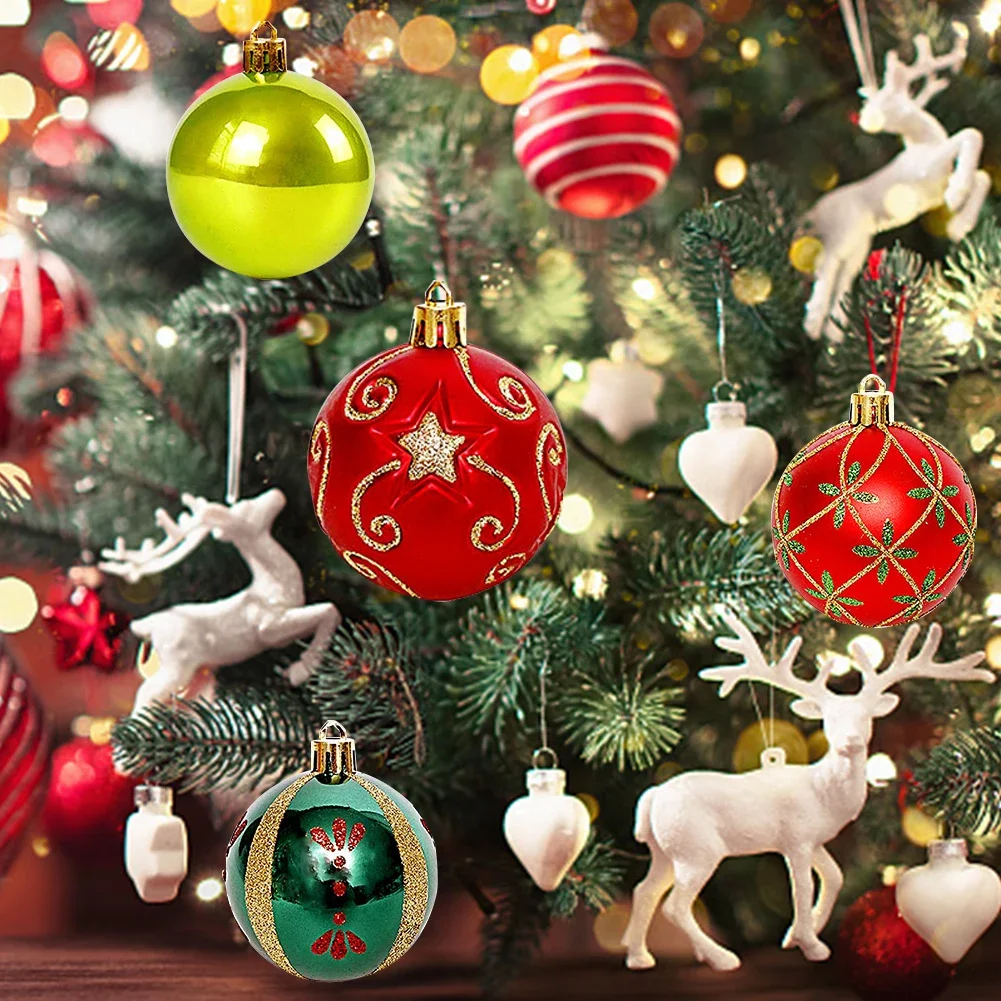 Shatterproof Plastic Christmas Tree Decoration Balls