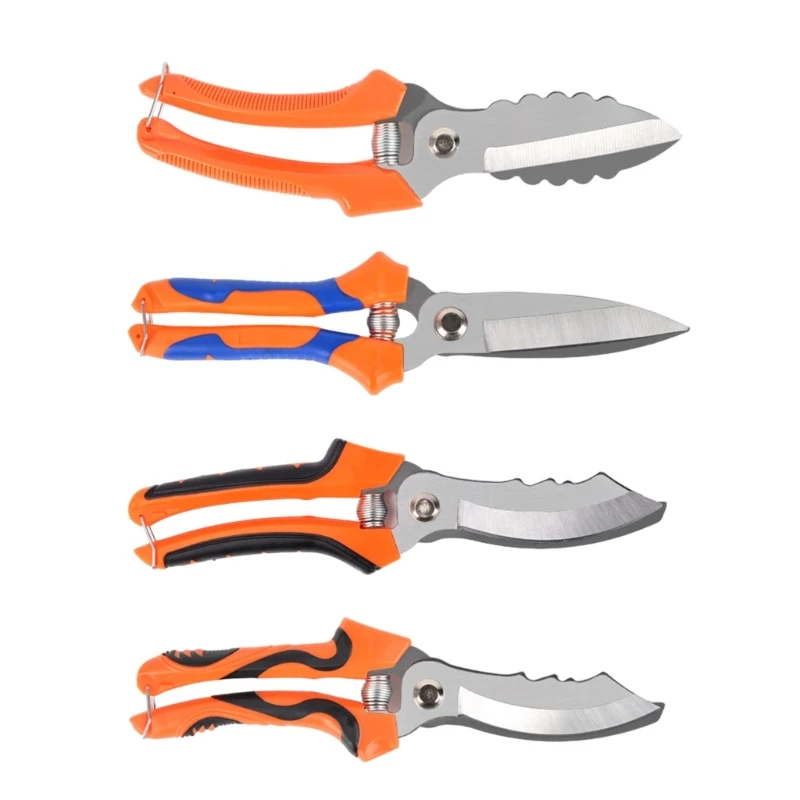 

Plastic Handle Garlic Scissors Big End Scissors Onion Shears Garlic Scissors Trimming Garlic Cooking Scissors DropShipping