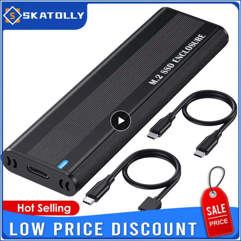 Custodia Ssd M2 Da 10Gbps Nvme Sata Dual Protocol M.2 A Usb Type C 3.1 Adattatore Ssd Per Nvme Pcie Ngff Sata Ssd Disk Box M.2 Ssd Case