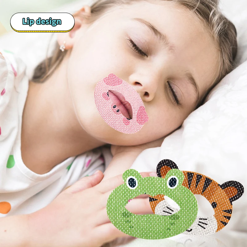 

30Pcs Anti-Snoring Stickers for Children Adult Night Sleep Lip Nose Breathing Improving Patch Mouth Correction Sticker Tape