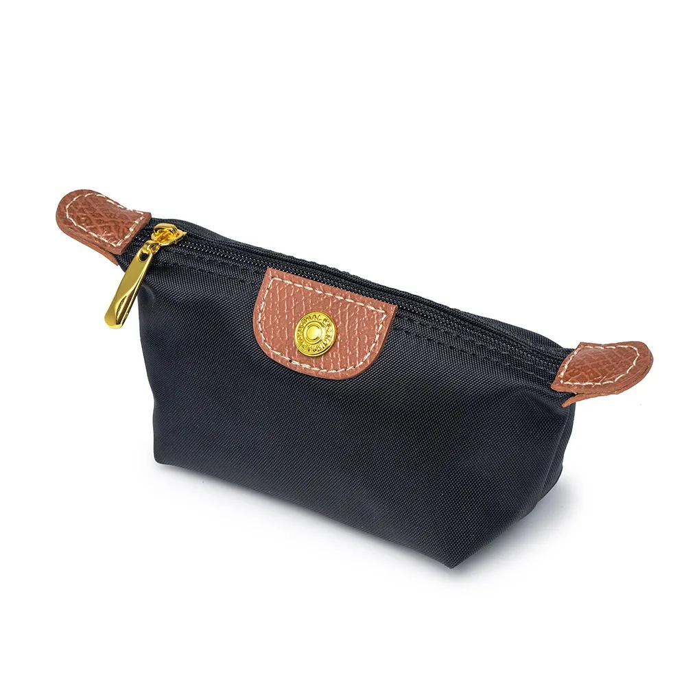 Mini zarte Geldbörse Knödel tasche tragbares Nylon mit Leder Lippenstift Kopfhörer Schlüssel beutel Designer Handtaschen