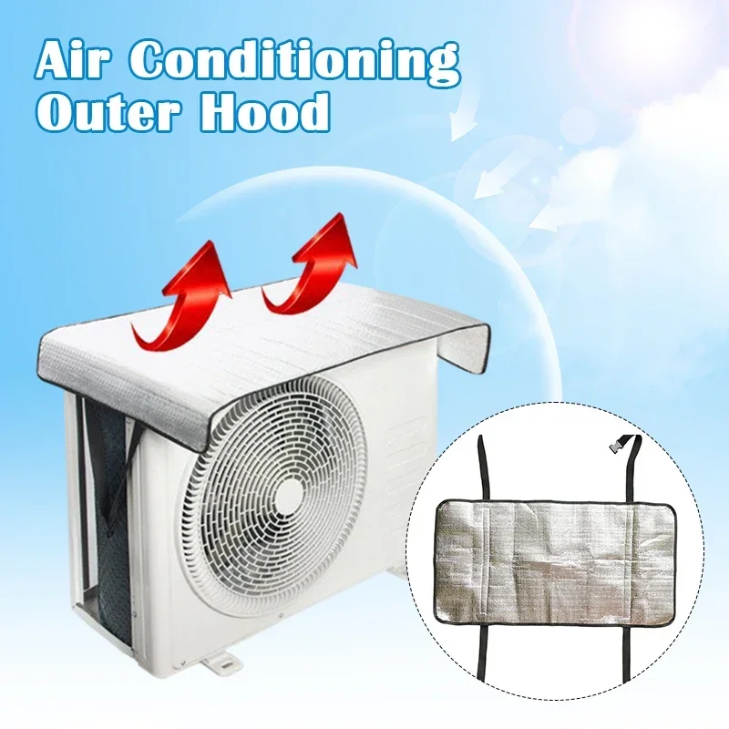 Description Picture 2 of itemAir Conditioner Cover Outdoor Energy Saving Rainproof Cover Air Conditioner Washing Dust Prevent Sun Exposure AC Cleaning Bag