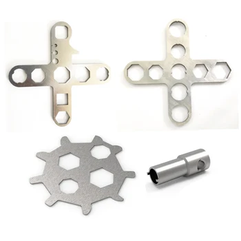 Chiave per Ricambi Dentali, Manipolo Turbina ad Aria, Dispositivo per Impianti, Cartuccia, Rotore, Albero, Mandrino, Coperchio Posteriore, Riparazione e Rimozione