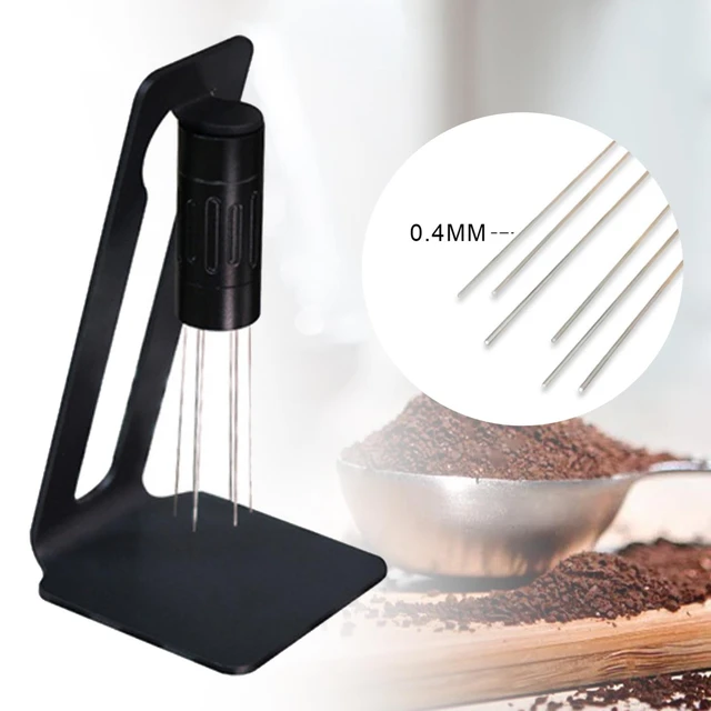 Agitateur à café avec support, outil de distribution à la main T1,  distributeur de café moulu professionnel, accessoire pour les amateurs de  café - AliExpress