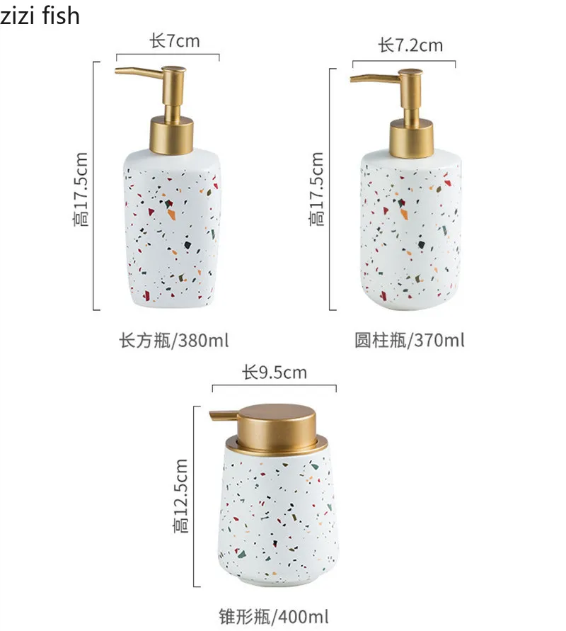 Ceramics Handwashing Fluid Bottle Lotion Bottle Soap Dispensers soap dispenser hand sanitizer dispenser soap dispenser bottle foaming soap dispenser