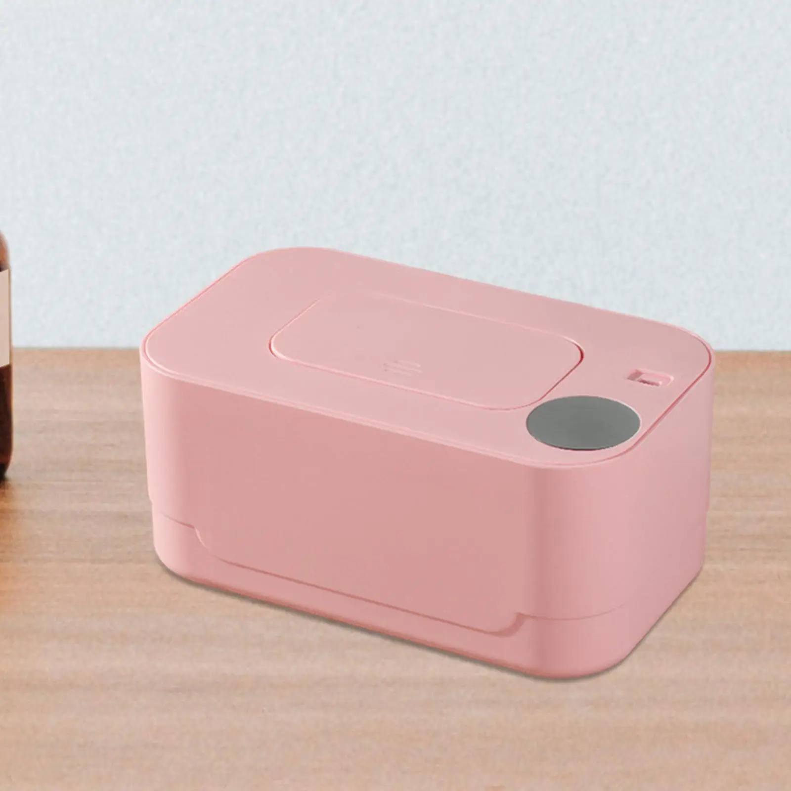Wipe Warmer, Mute Wipe Heater, Portable Baby Wet Wipe Dispenser with Digital Display for Travel, Household