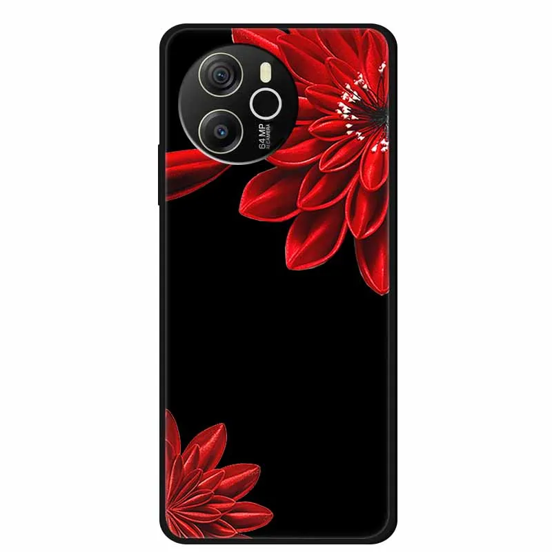 Enhanced Product Title:  
Premium Black Silicone Soft Back Cover Case - Sleek and Durable Phone Shell/Coque, 6.78