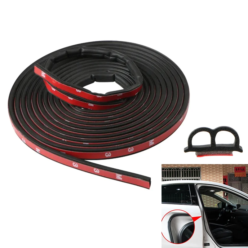 CarWindowSealStripBShapeSideSealingAutoRubberFillerNoise