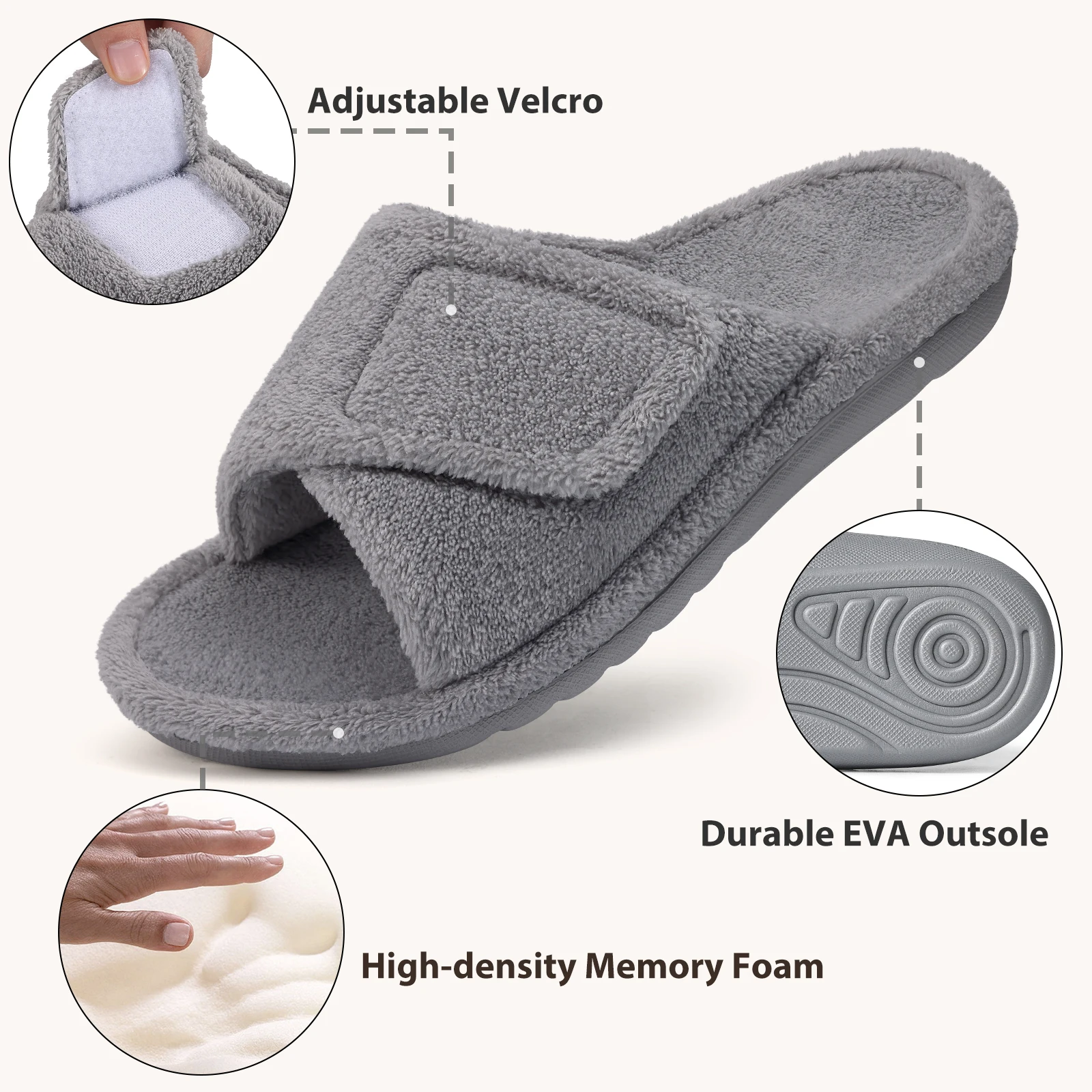 Kidmi House Women Slippers New Arch Support Slippers For Women Orthopedic Slippers For Plantar Fasciitis Relief Home Slides 2025