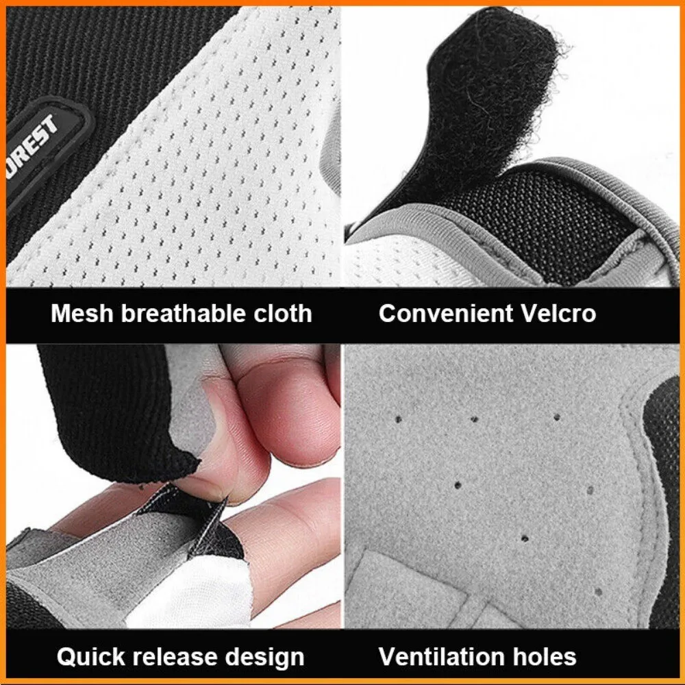 Shockproof GEL Pad Cycling Gloves MTB Gloves Cycling Gloves Bicycle Gloves Half Finger Short Gloves Men Women Summer Bike Gloves 6