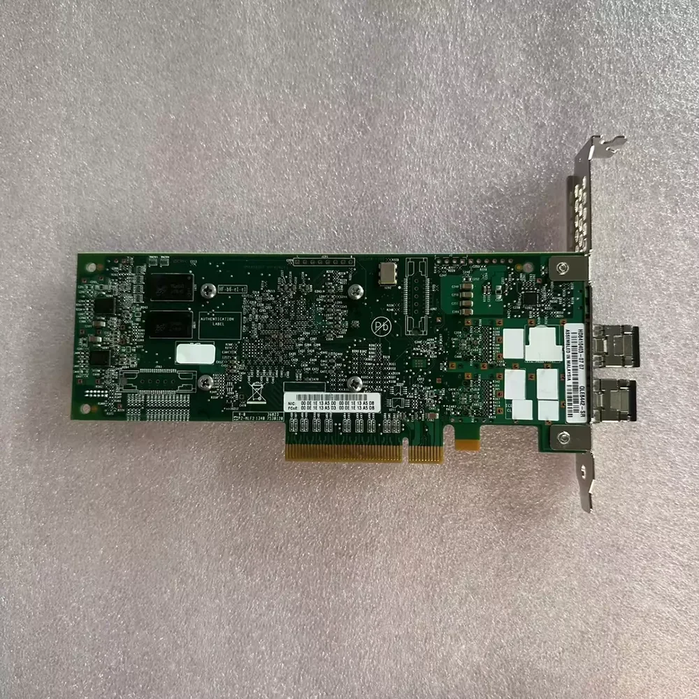 QLogic QLE8442-SR 듀얼 포트 25G 광섬유 HBA 카드, PCI-E x8, 2*FINISAR FTLF8536P4BCL