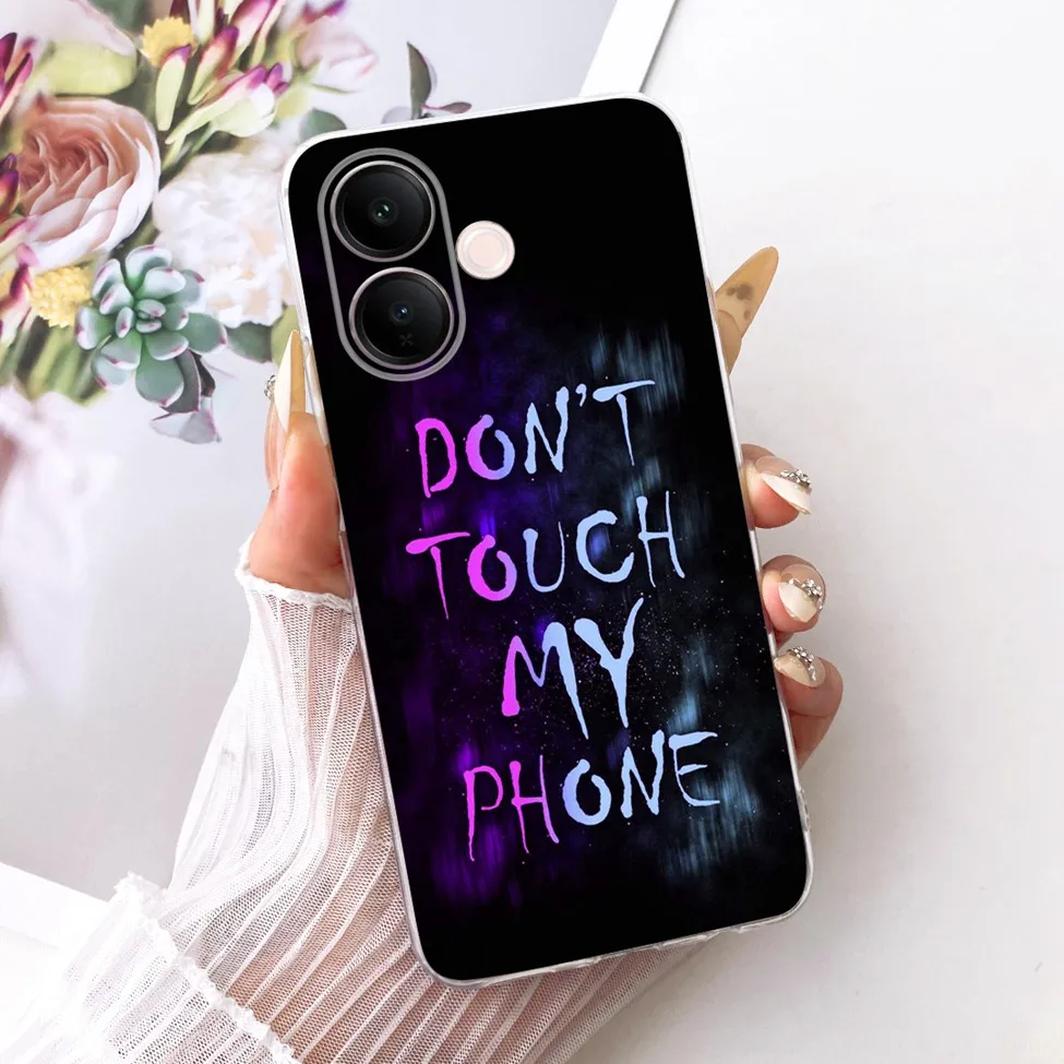 Clear Luxury Cute Cat & Butterfly Painted Case