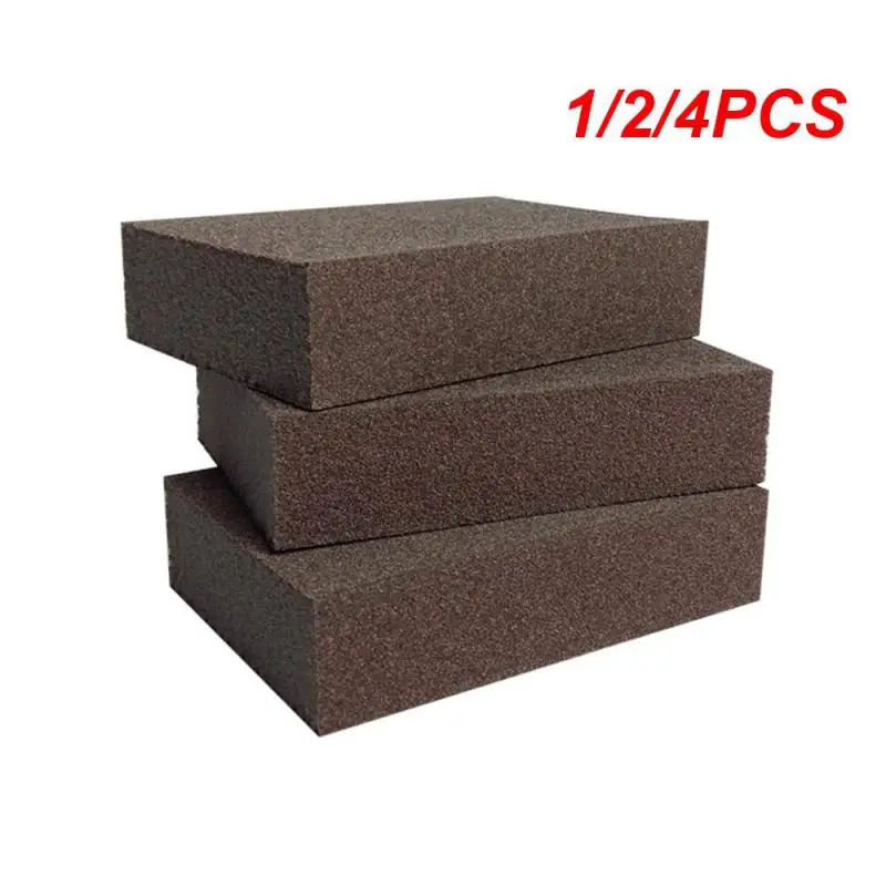 

1/2/4PCS Sponge Eraser descaling emery cleaning brush silicon carbide descaling cleaning brush stove top pot kitchen tools