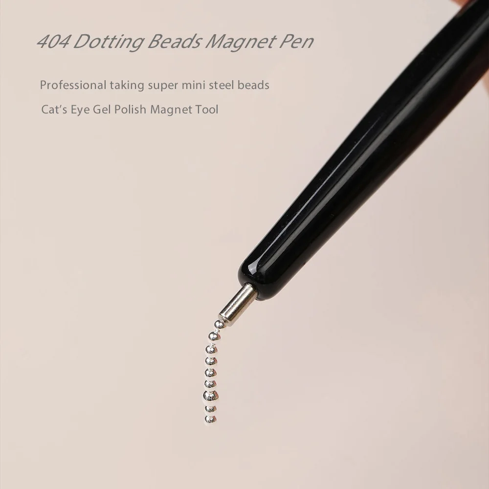 

Easy-Dotting Tiny Iron Beads Magnet Pen Neo Taking Steel Ball Tool Style Cat's eye Gel Polish Magnetic Manicure Toolpen 404Nails