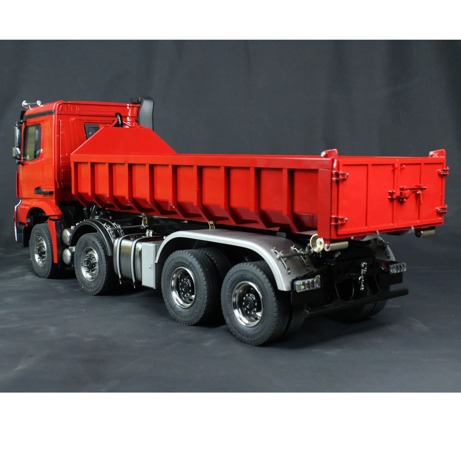 Toys 8x8 1/14 Hydraulic RC Dumper Tipper Car Metal Radio Control Full Dump Trucks 3-speed Transmission Painted Finished Cars 6