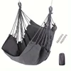 Single Fabric Hammock Chair – Outdoor Swing, Non-Slip Base & Storage Bag. Ideal For Dorms & Relaxation 5
