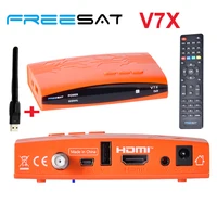 Приемник спутникового телевидения Freesat V7X DVB-S2X/S2/S Full HD 1080P H.265 Приставка Цифровой приемник