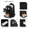 USB Climbing Backpack with Shoes Pack Travel Laptop Lightweight Rucksack Outdoor Camping Hiking Knapsack Sport Collage Schoolbag 3