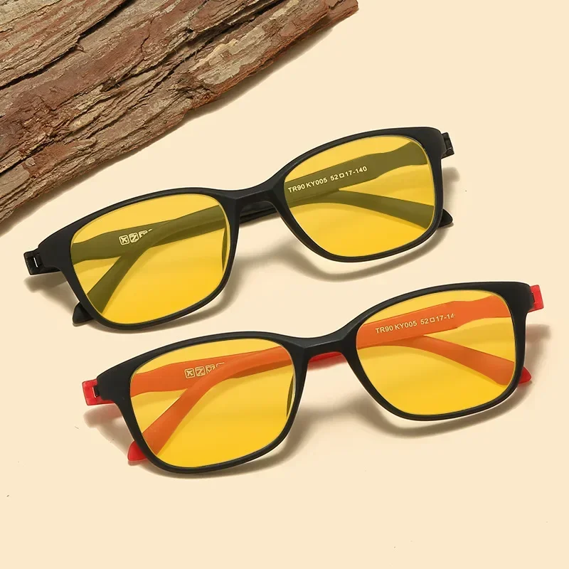 Anti Blue Light Night Vision Glasses For Men Women Night Driving TR90 Sports Outdoor UV400 Eyewear Computers Goggles