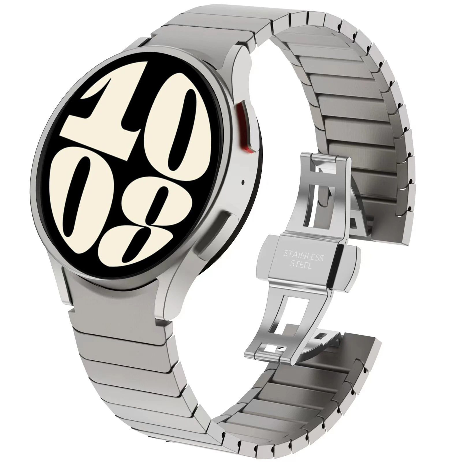 Elegant Stainless Steel Metal Strap