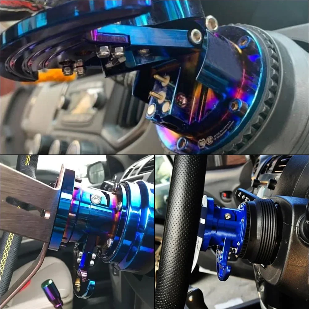 High Quality Universal Colorful Racing Steering Wheel Quick Release Hub Kit Adapter Body Removable Snap Off Boss Kit