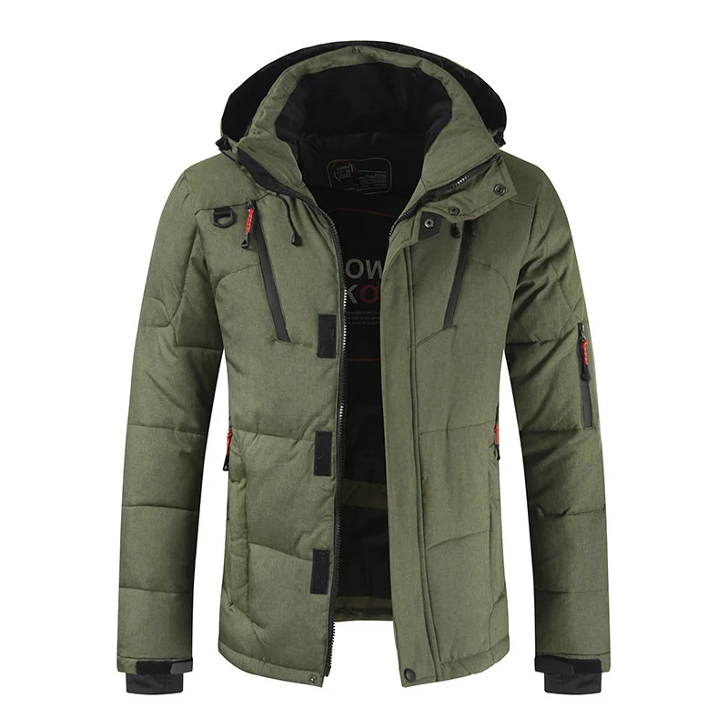 Long Winter Jackets for Men Parkas Coats Man Motorcycle Jacket Plus Size Men's Clothing Coat Climbing Clothes Anorak Down New &
