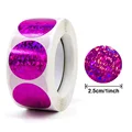 Purple Glitter-Round