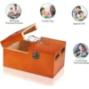 A Useless Box with Surprises Wooden Useless Box Fully Assembled Toy for Adults and Children Dark Wood Color 6