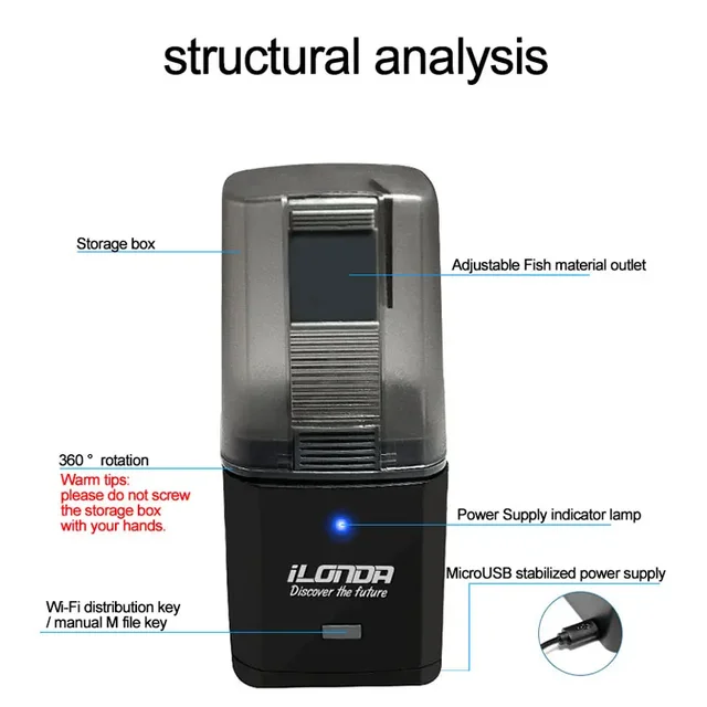 Automatic Aquarium Fish Tank Feeder Timing 5