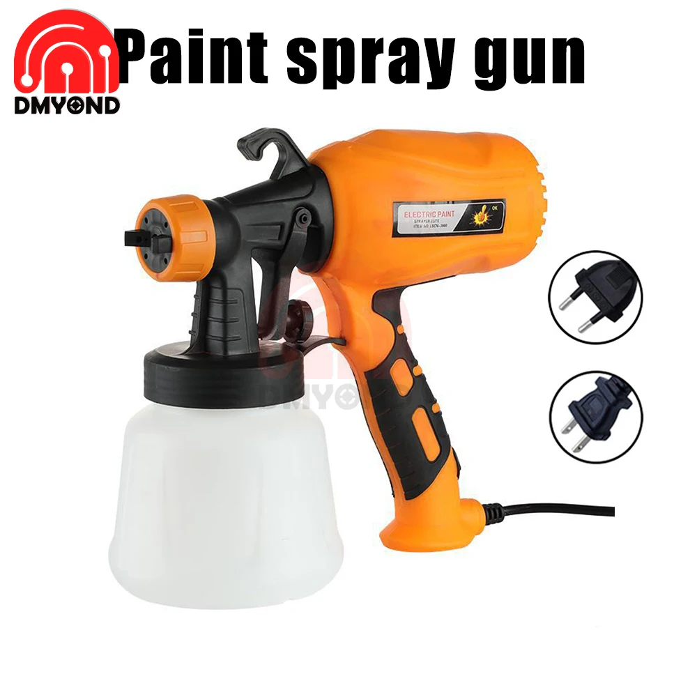 550W HVLP Electric Paint Sprayer Paint Machine Portable High-Pressure Disinfection Sprayer For Furniture Cabinets Fence Car mini chainsaw cordless 4 6 inch 24v 550w electric chain saw portable rechargeable saws gardening power woodworking cutting tools