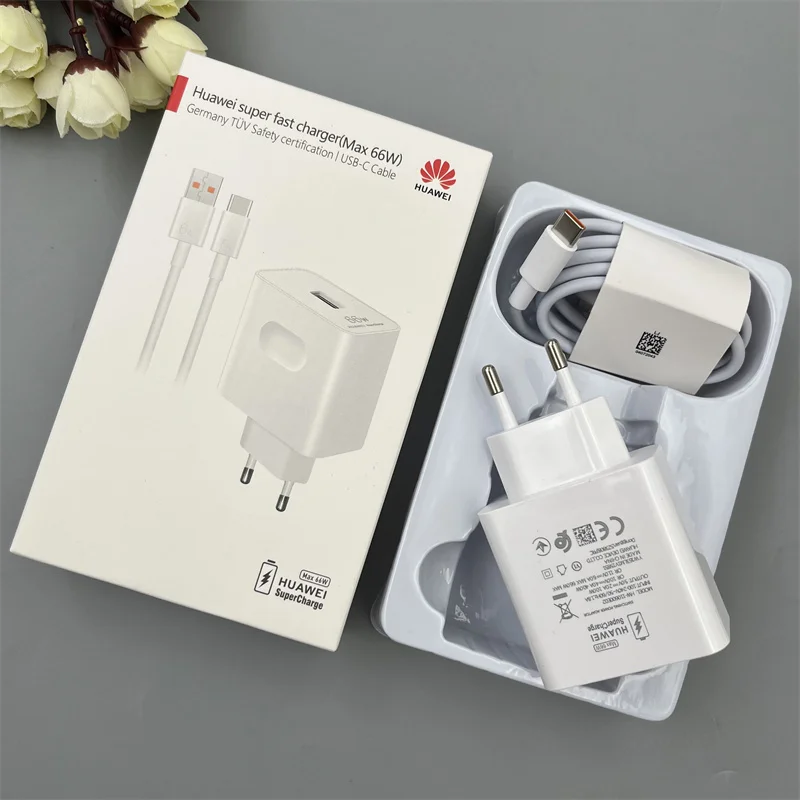 Original-HUAWEI-66W-EU-Supercharge-Fast-Charger-Wall-Power-Adapter ...
