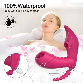 Vacuum Sex Toys Bluetooths Dildo Vibrator Female for Women Wireless APP Remote Control Vibrating Panties Toy for Couple Adult 18 6