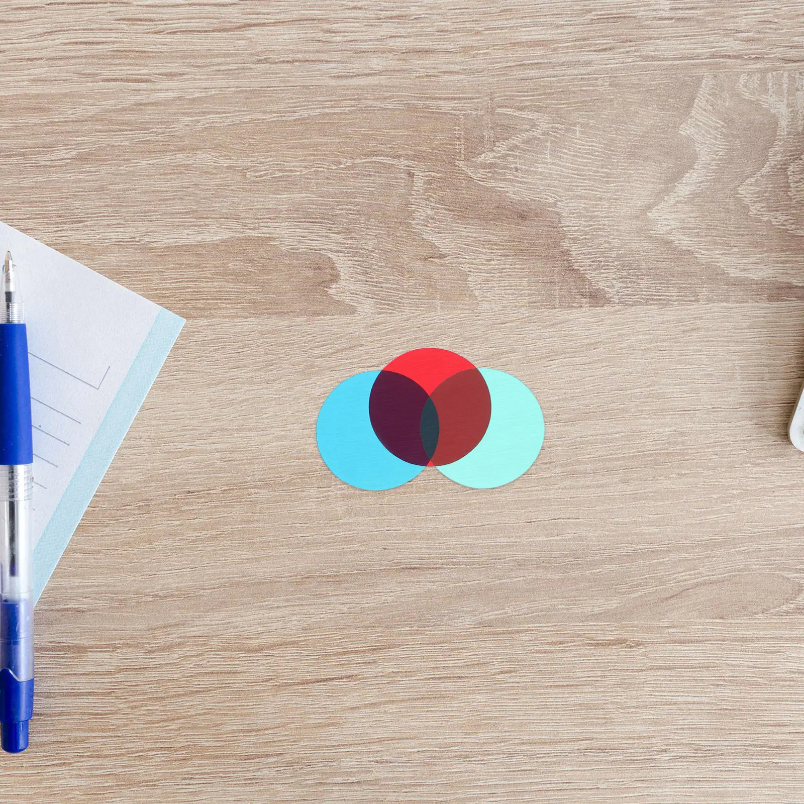 6Pcs Rgb 반투명 컬러 필터 보드 활기찬 빨간색 녹색 파란색 라이트 필터 교실용 높은 투명도 유연한 플라스틱