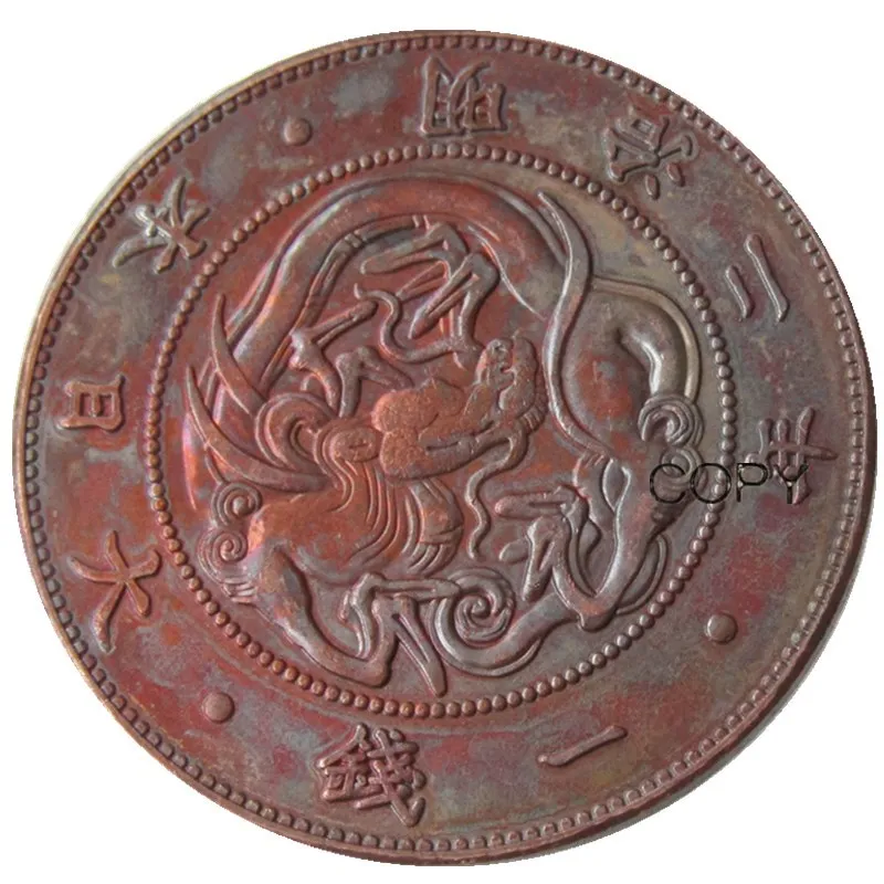 

JP(39) Япония Meiji 2 года 1 Sen медные копии монет