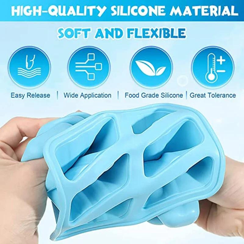 Popsicle Molds 6 Pieces Silicone Ice Pop Molds BPA Free Popsicle Mold Reusable Easy Release Ice Pop Make ice mold