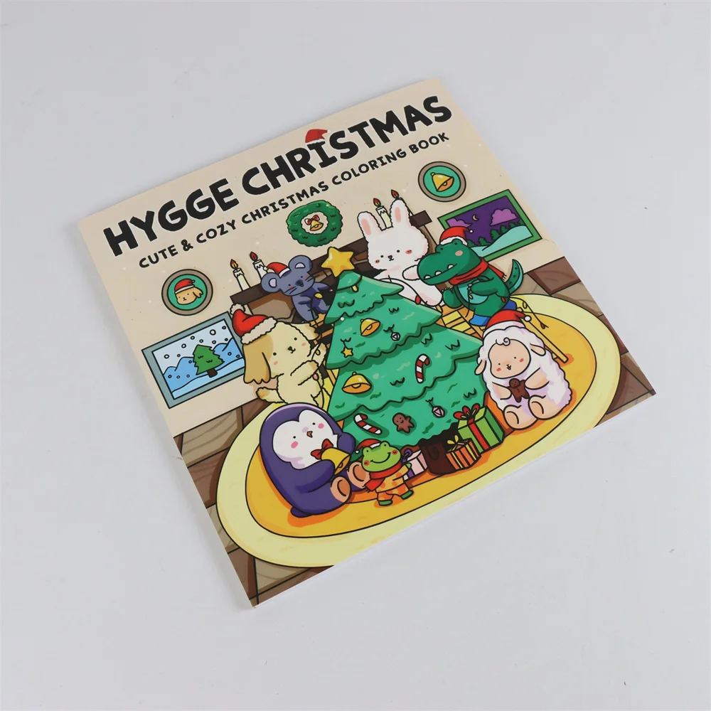 Halloween  HYGGE CHRISTMAS Coloring Book For Adults And Teens Featuring Adorable Creepy Creatures for Halloween Gifts 3