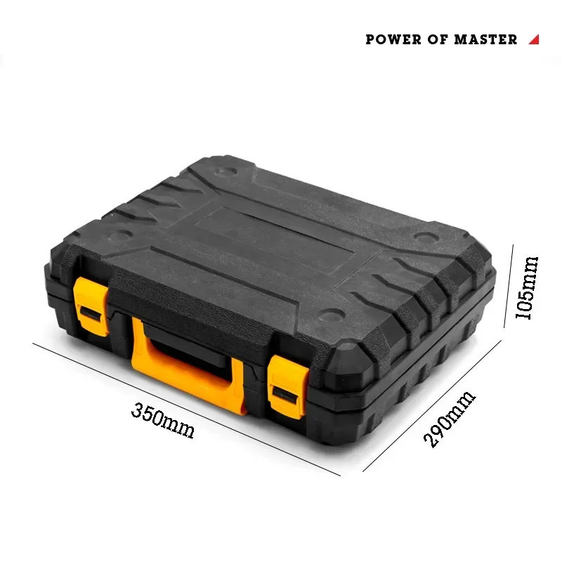 21V Brushless Two Pit Two Slots Electric Hammer Demolitiom Hammer Cordless Electric Percussion Wall Drilling Concrete Power Tool 6